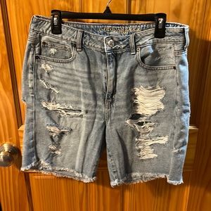 American Eagle Hi-rise tomgirl Bermuda shorts size 12